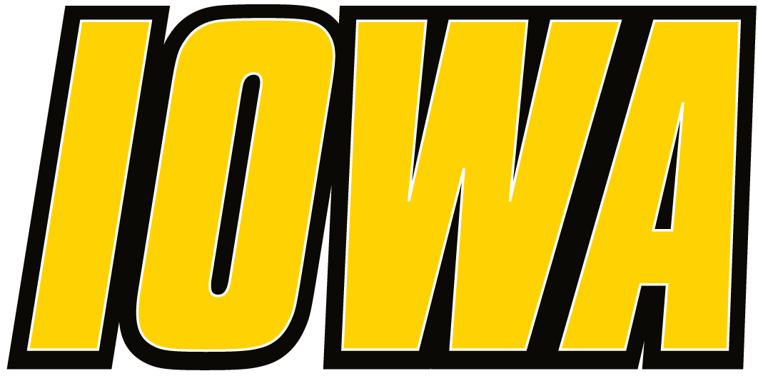 Iowa Hawkeyes 2002-Pres Wordmark Logo t shirts DIY iron ons